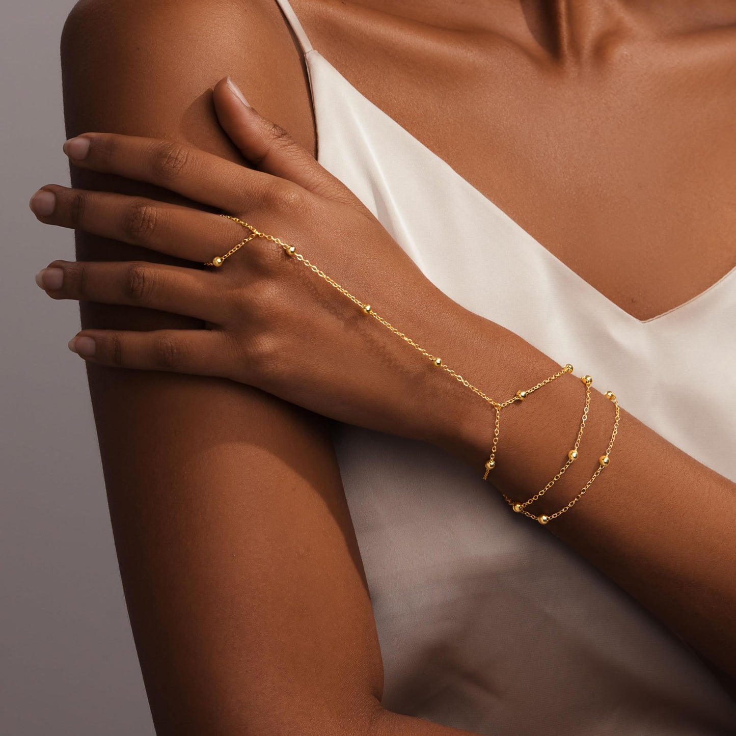 Gold Bracelets for Women Trendy,14K Real Gold Plated Dainty Stackable Paperclip Cuban Link Chain Bracelets,Cuff Bracelets Jewelry Set Adjustable 7"+2"
